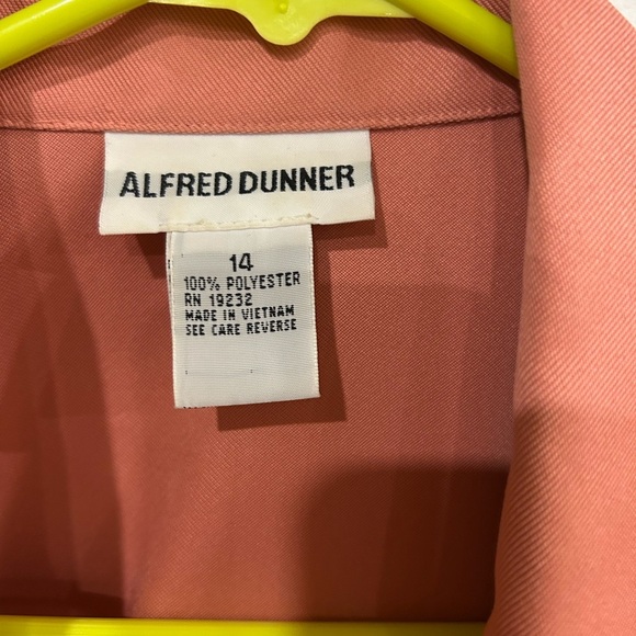 Alfred Dunner Pink Bomber Jacket with Embroidered Design casual but sharp - Picture 3 of 5